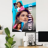 Modern Magazine 3 Foto's Afstuderen Poster (Thuiskantoor)