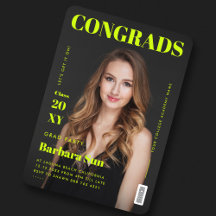 Modern Magazine Hoesje Afstudeerder Party Graduati