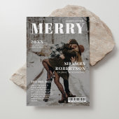 Modern Magazine Hoesje Kerst Kaart