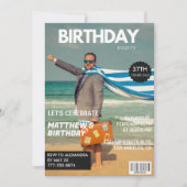 Modern Magazine Hoesje voor hem 37e verjaardag Kaart (Voorkant)
