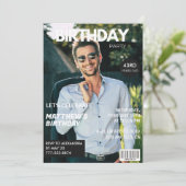 Modern Magazine Hoesje voor hem 43ste verjaardag Kaart (Staand voorkant)