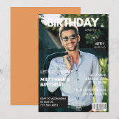 Modern Magazine Hoesje voor hem 48ste verjaardag Kaart (Voorkant / Achterkant)