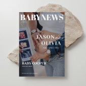 Modern Magazine Hoesje Zwangerschap Aankondiging