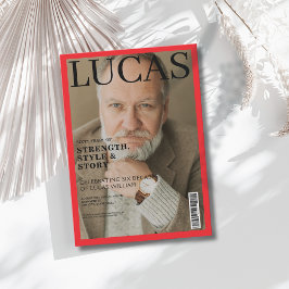 Modern Magazine omslag 60ste verjaardagsfeest Kaart