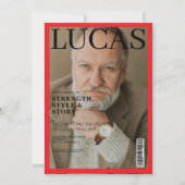 Modern Magazine omslag 60ste verjaardagsfeest Kaart (Voorkant)