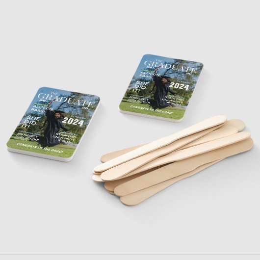 Modern Magazine Photo Afstuderen Handwaaier (Niet-gemonteerd)