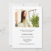 Modern Magazine Photo Afstuderen Kaart (Achterkant)