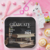 Modern Magazine Photo Afstuderen Papieren Bordje (Feest)