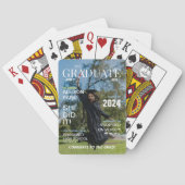 Modern Magazine Photo Afstuderen Pokerkaarten (Achterkant)
