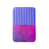 Modern Magenta Blue Badmat (Voorkant Verticaal)