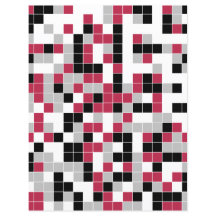 Modern Magenta Geometric Scrapbook Paper