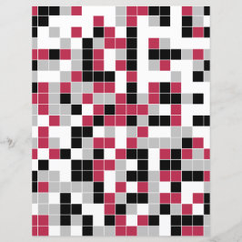 Modern Magenta Geometric Scrapbook Paper