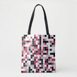 Modern Magenta Geometric Tote Bag