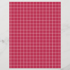 Modern magenta geometrisch rasterlijnpapier