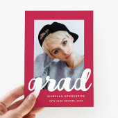 Modern Magenta het Afstuderen van het Manuscript v Aankondiging