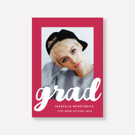 Modern Magenta het Afstuderen van het Manuscript v Aankondiging