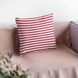 Modern Magenta Stripes Kussen