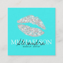 Modern make-up tekenaar turquoise