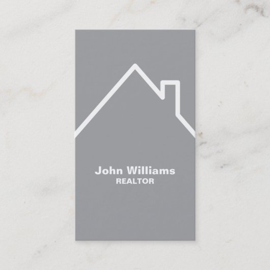 Modern makelaardij visitekaartje (Voorkant)