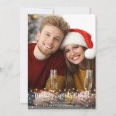 Modern MAKEND GEESTEN HELDERE scriptlichten Feestdagenkaart (Voorkant)