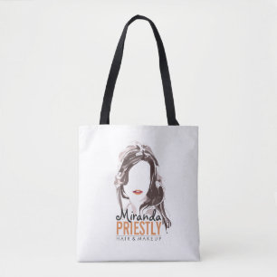 Modern Makeup Artist en Hair Stylist Beauty Salon Tote Bag