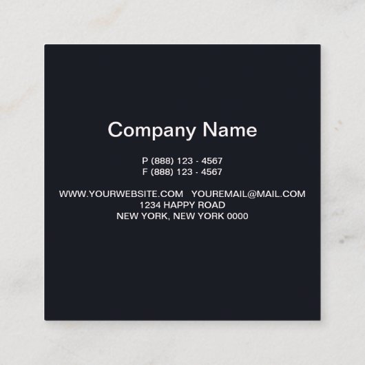 Modern Makeup Artist klantfoto elegant script Vierkante Visitekaartje (Achterkant)