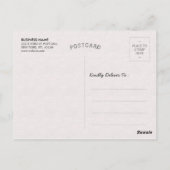 Modern Makeup Artist Salon Lipstick Dank je wel Briefkaart (Achterkant)