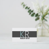 Modern makeUp artistieke Cosmetology Salon Visitekaartje (Staand voorkant)