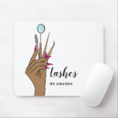 Modern Makeup Eyebrow Eyes Lashes Girly Muismat (Met muis)