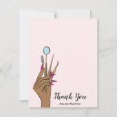 Modern Makeup Eyebrow Eyes Lashes Girly Notitiekaartje (Voorkant)