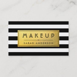 Modern Makeup - Gold Label en Black White Stripes