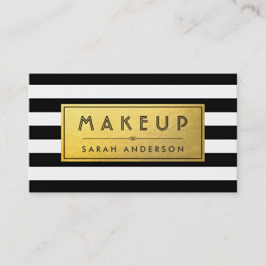 Modern Makeup - Gold Label en Black White Stripes (Voorkant)