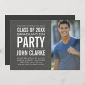 MODERN MALE AFSTUDEERDER | INSCHRIJVING VAN DE GRA KAART (Voorkant / Achterkant)