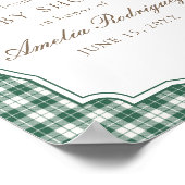 Modern Mallard Duck Gender Neutral Baby Shower Poster (Hoek)