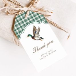 Modern Mallard Duck Neutral Baby Shower Favor Cadeaulabel