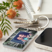 Modern mam Family Love Photo Personalize Sleutelhanger (Voorkant Rechts)