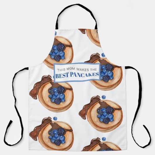 Modern mam maakt beste pannenkoek schort (Voorkant)