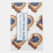 Modern mam maakt beste pannenkoek theedoek (Verticaal)