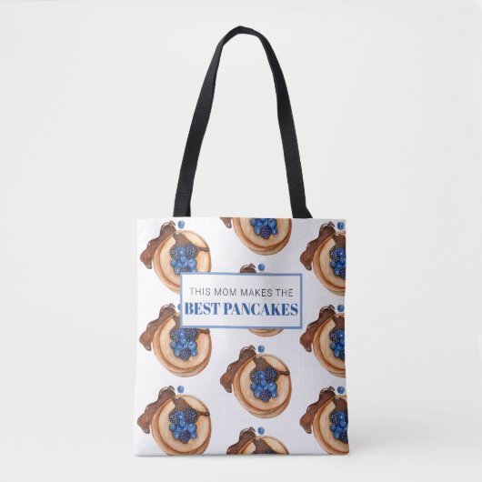 Modern mam maakt beste pannenkoek tote bag (Voorkant)