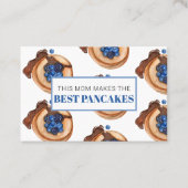 Modern mam maakt beste pannenkoek visitekaartje (Voorkant)