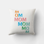 Modern mam Moederdag Kussen (Achterkant)