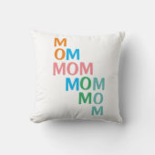 Modern mam Moederdag Kussen (Voorkant)