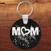 Modern mam, O Heart Design Sleutelhanger (Voorkant)
