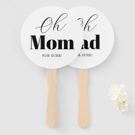 Modern Mam of Pap Baby shower Spel Handwaaier