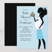 Modern mam om Baby shower te zijn Kaart (Voorkant / Achterkant)