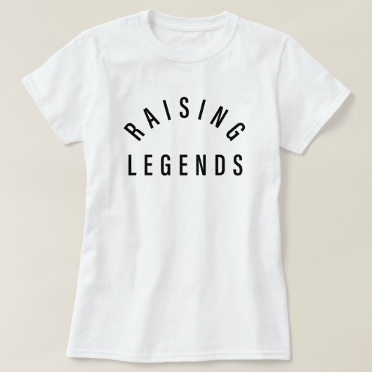 Modern mam | Raising Legends Moederdag Gift T-shirt (Design voorkant)