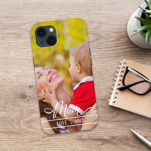 Modern mam Stylish Photo Trendy Case-Mate iPhone Case