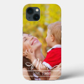 Modern mam Stylish Photo Trendy Case-Mate iPhone Case (Achterkant)