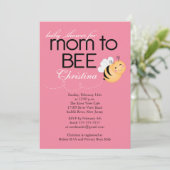 Modern mam-tot-Baby shower uitnodiging (Staand voorkant)