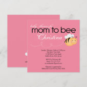 Modern mam-tot-Baby shower uitnodiging (Voorkant / Achterkant)